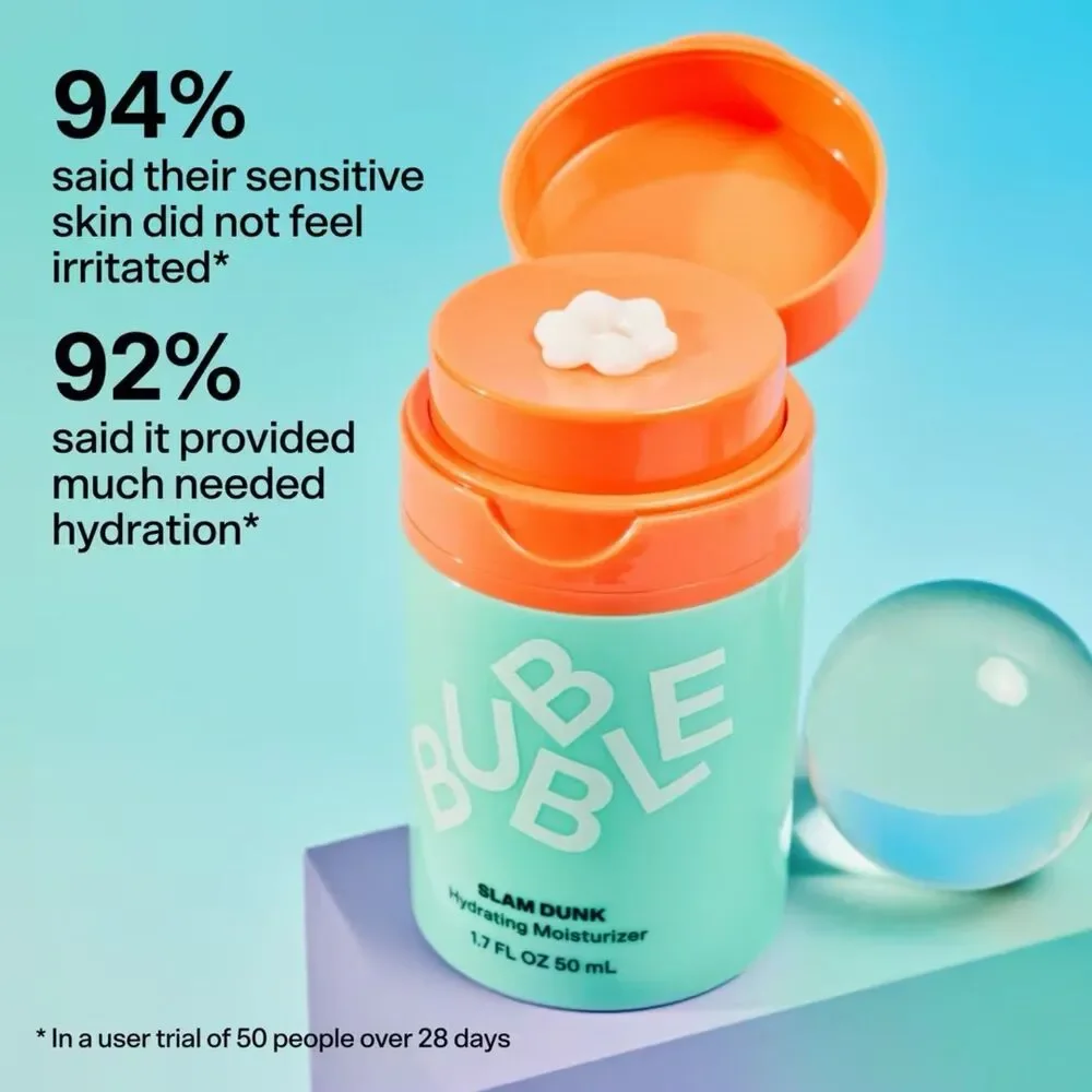 Bubble - Slam Dunk - Hydrating Moisturizer - Brand New!